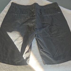 Volcom Charcoal Flat Front Shorts